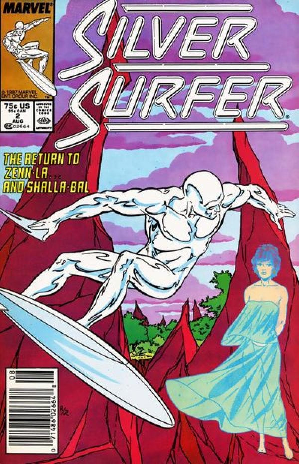Silver Surfer #2 (1987) - Newsstand Edition