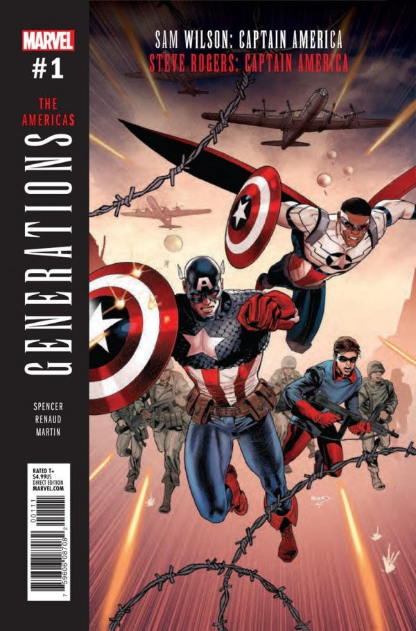 Generations: Sam Wilson Captain America & Steve Rogers Captain America #1 (2017)