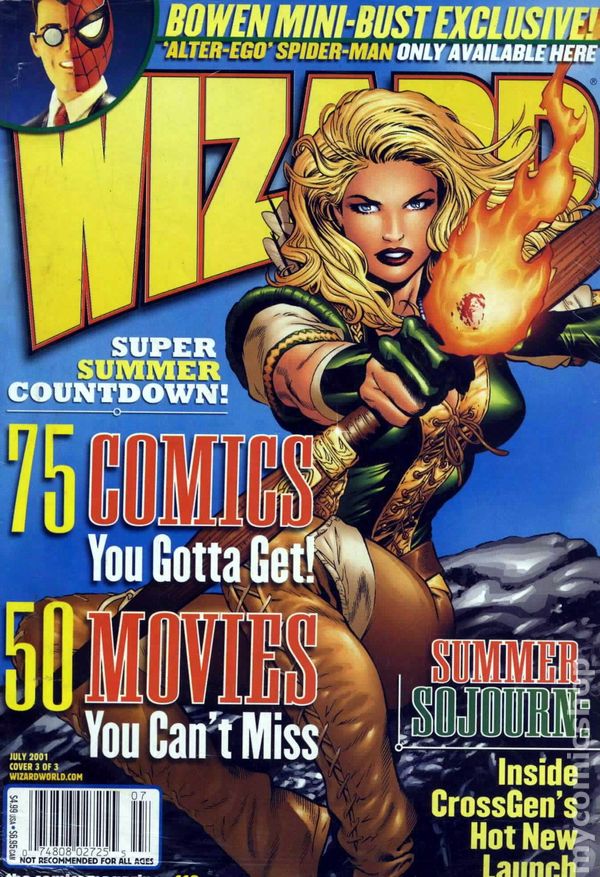 Wizard Magazine #118 (2001) - Greg Land Variant