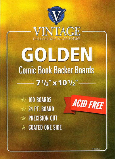 Backer Boards - Golden - 24pt - 7 1/2" X 10 1/2"