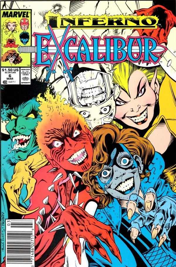 Excalibur #6 (1988) - Newsstand Edition