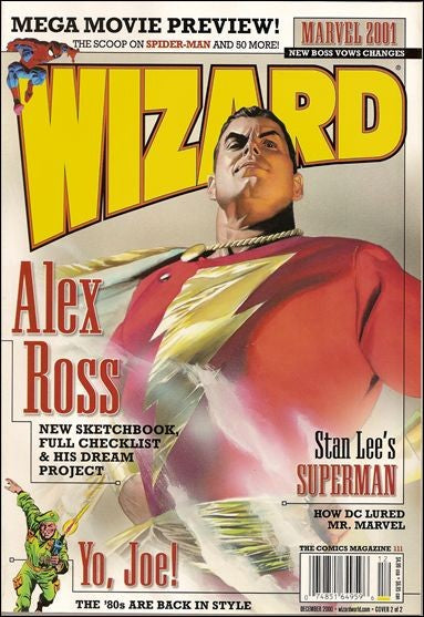 Wizard Magazine #111 (2000) - Captain Marvel Variant - Sealed