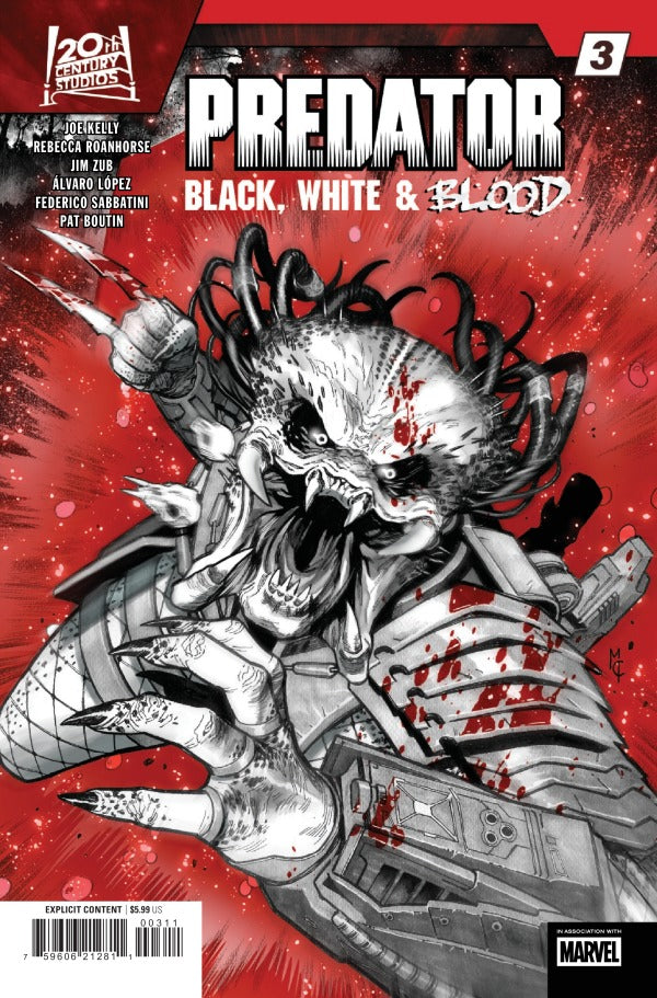 Predator: Black, White & Blood #3 (2025)