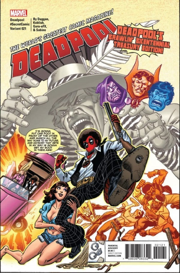 Deadpool #21 (2016) - Scott Koblish #SecretComic Variant