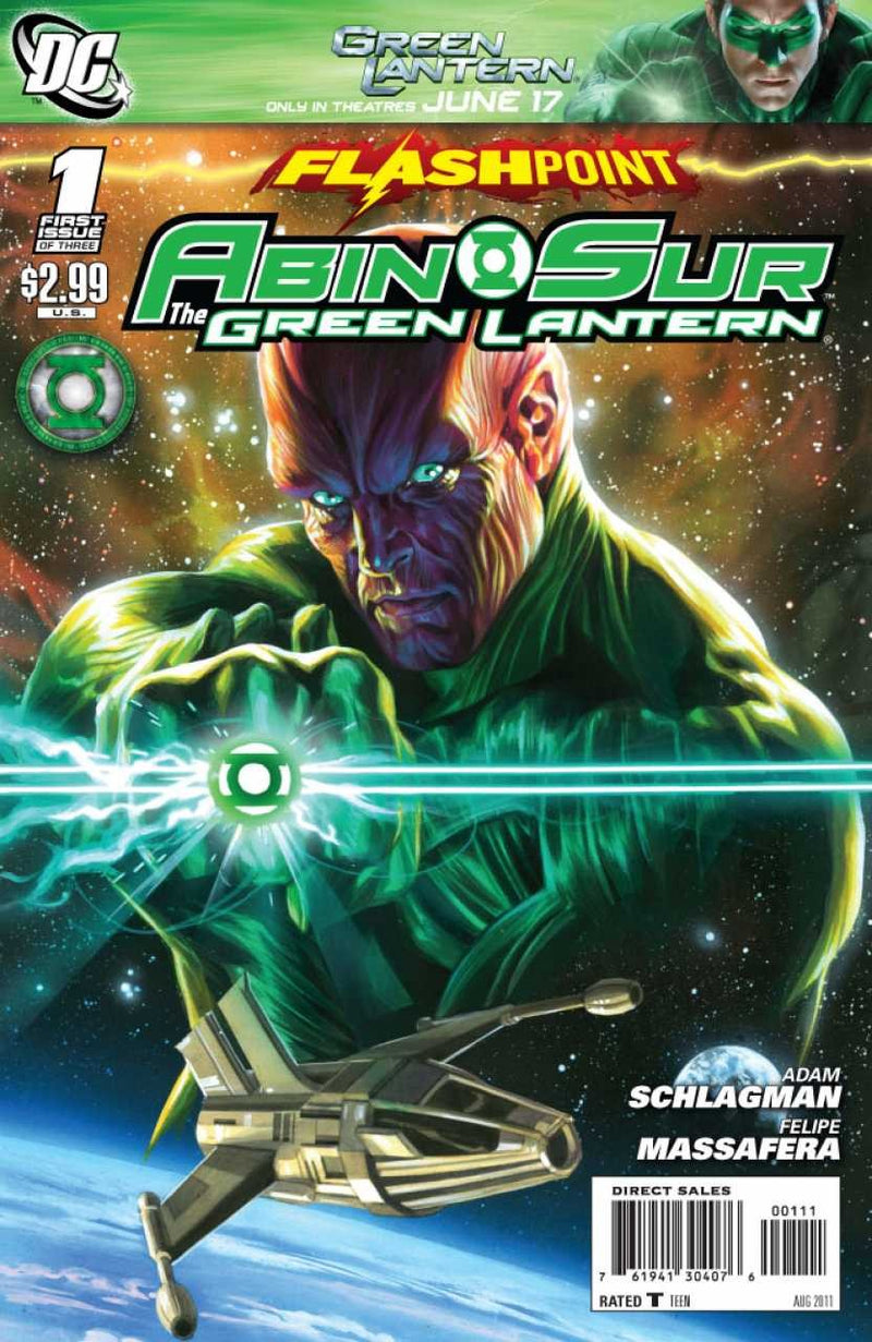 Flashpoint: Abin Sur â€“ The Green Lantern #1 (2011) Complete Set