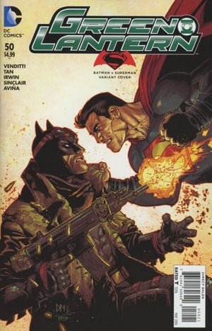 Green Lantern #50 - Doug Mahnke Batman V. Superman Variant (2016)
