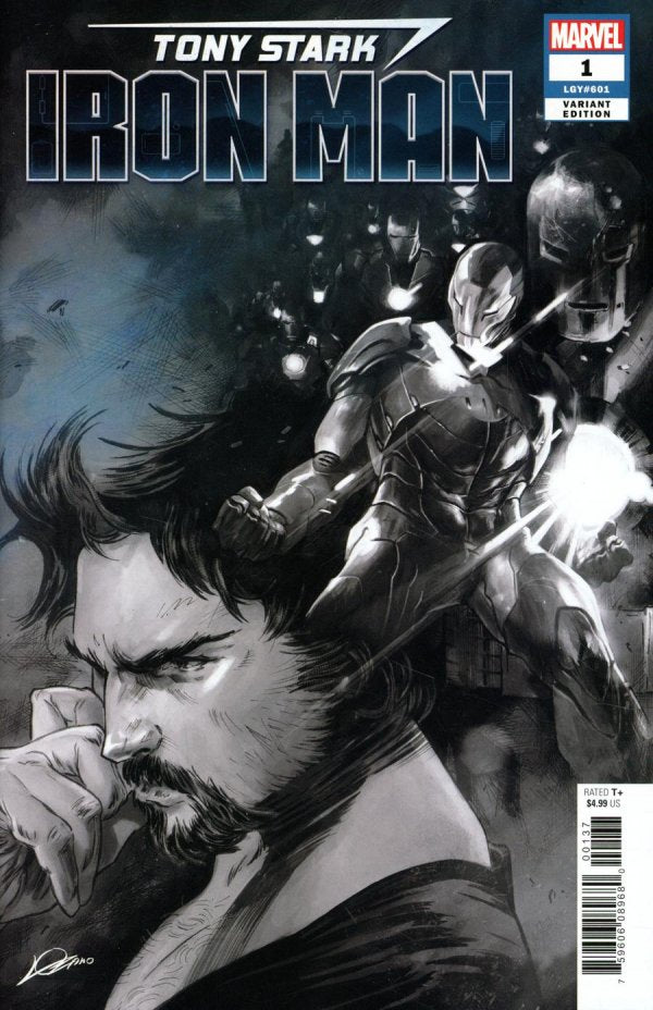 Tony Stark: Iron Man #1 (2018) - Party Sketch Variant - NM-