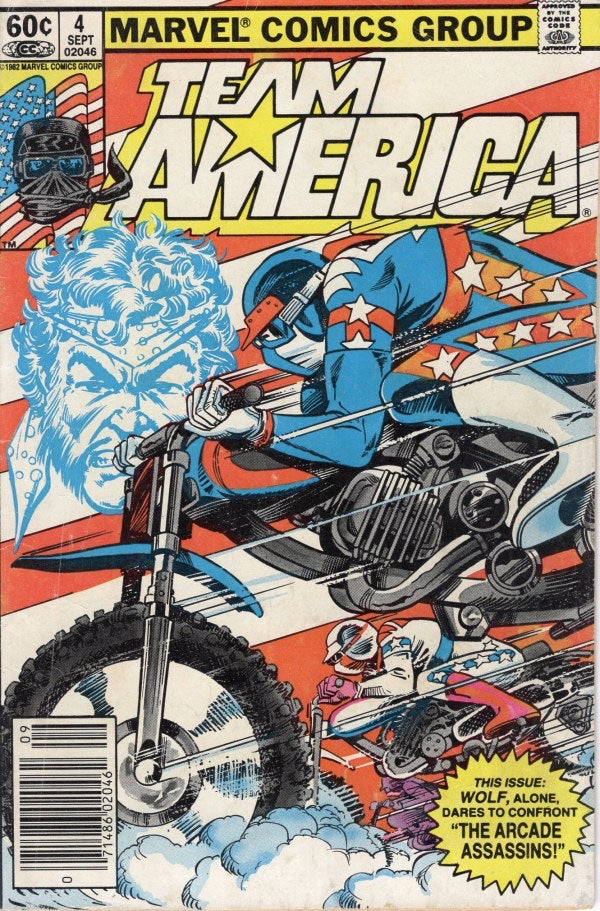 Team America #4 (1982) - Newsstand Edition