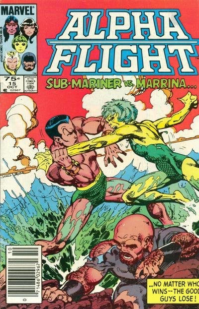 Alpha Flight #15 (1984) - Canadian Price Variant (Mid-Grade)