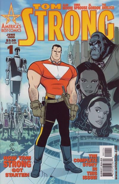 Tom Strong #1 Cover B - Chris Sprouse (1999)