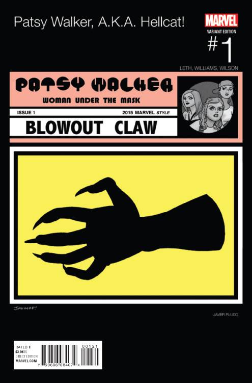 Patsy Walker, A.K.A. Hellcat! #1 (2015) - Hip-Hop Variant