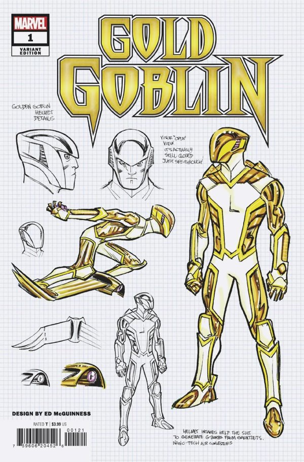 Gold Goblin #1 (2022) - 1:25 McGuinness Design Variant