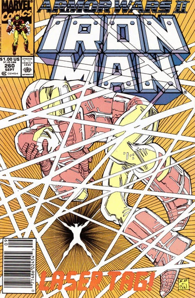 Iron Man #260 (1990) - Newsstand Edition