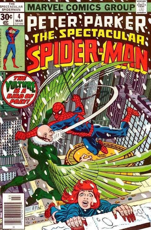 Peter Parker, The Spectacular Spider-Man #4 (1976) (low grade)