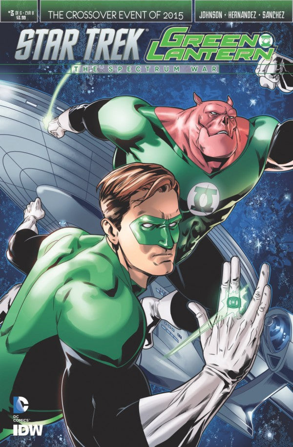 Star Trek / Green Lantern: The Spectrum War #3 (2015) -  Rachael Stott Variant