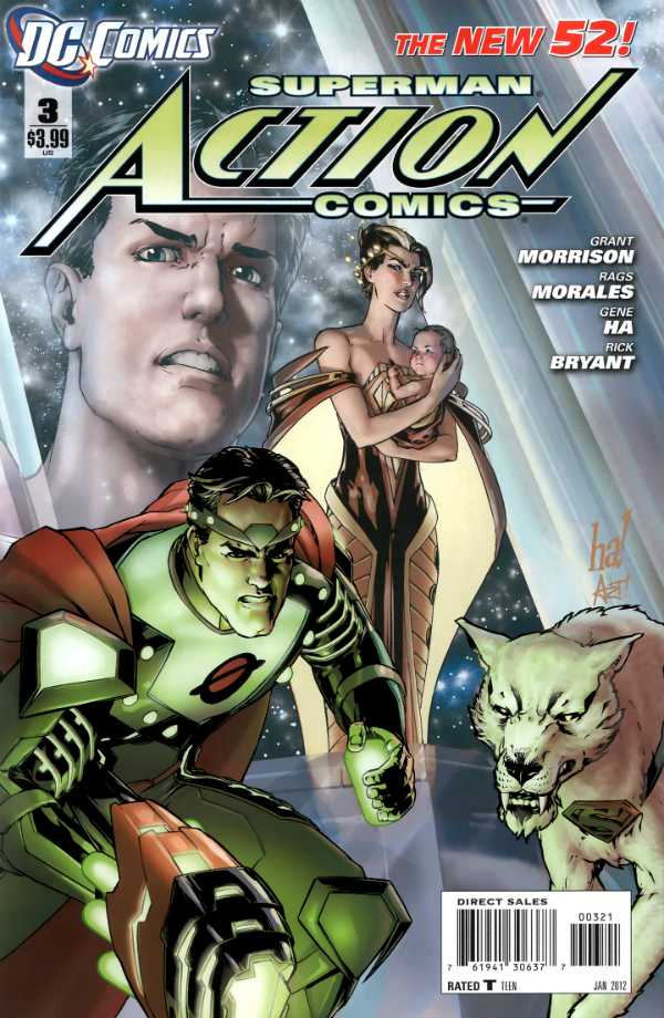Action Comics #3 (2011) - Gene Ha Variant