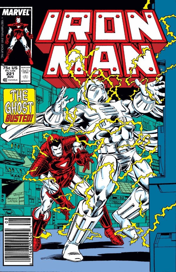 Iron Man #221 (1987) - Newsstand Edition