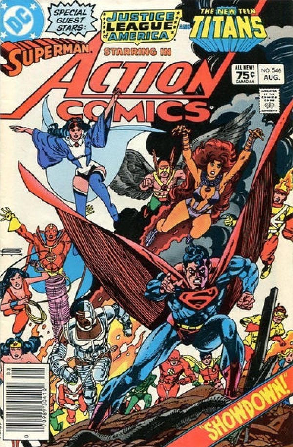 Action Comics #546 (1983) - Canadian Edition (low grade)