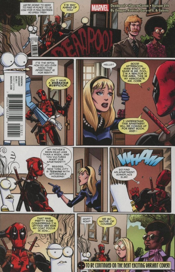 Deadpool #19 (2016) - Scott Koblish #SecretComic Variant