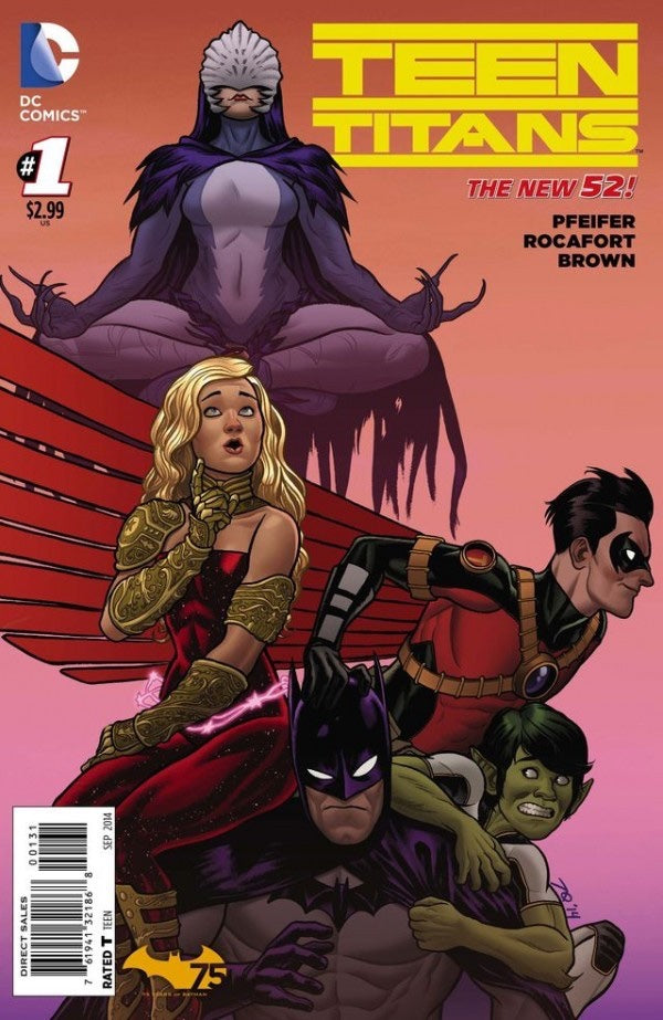 Teen Titans #1 (2014) - Quinones Batman 75th Anniversary Variant