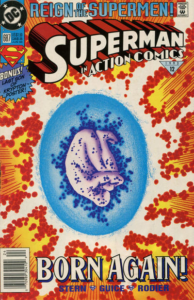 Action Comics #687 (1993) - Newsstand Cover