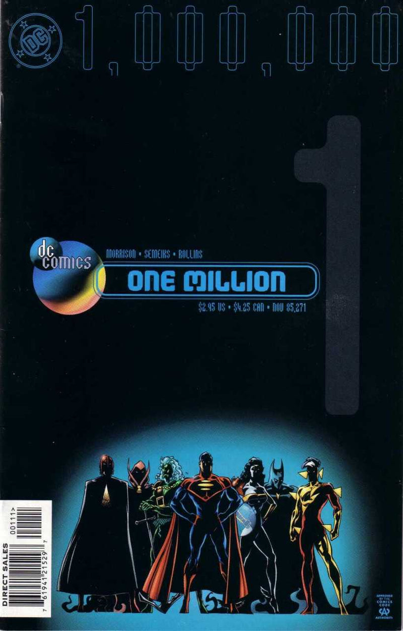 DC One Million #1-4 (1998) Complete Set + DC One Million 80-Page Giant
