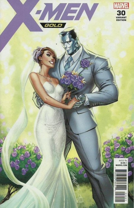 X-Men: Gold #30 (2018) - J. Scott Campbell Happy Couple Variant