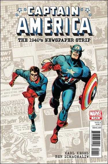 Captain America: The 1940s Newspaper Strip #1-3 (2010) Complete Set