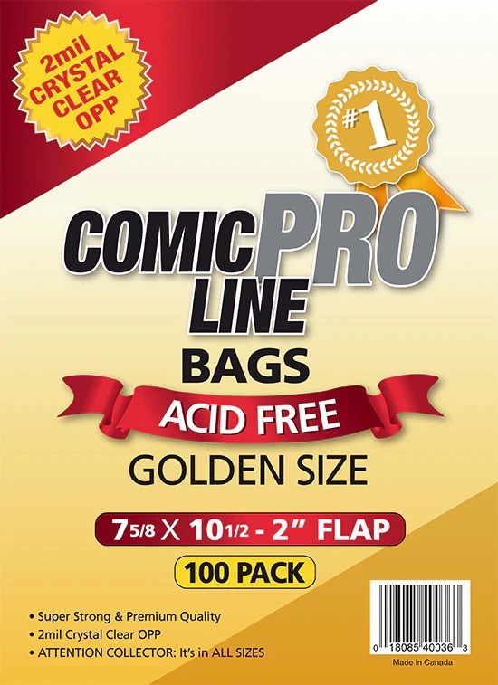 Bags - Golden: 7 5/8" x 10 1/2"