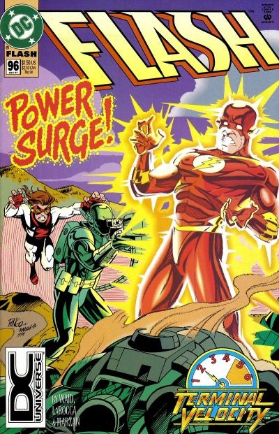 Flash #96 (1994) - Mike Wieringo DC Universe Logo Variant