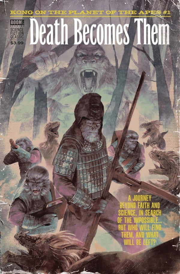 Kong on the Planet of the Apes #1 (2017) - Hans Woody Pulp Variant