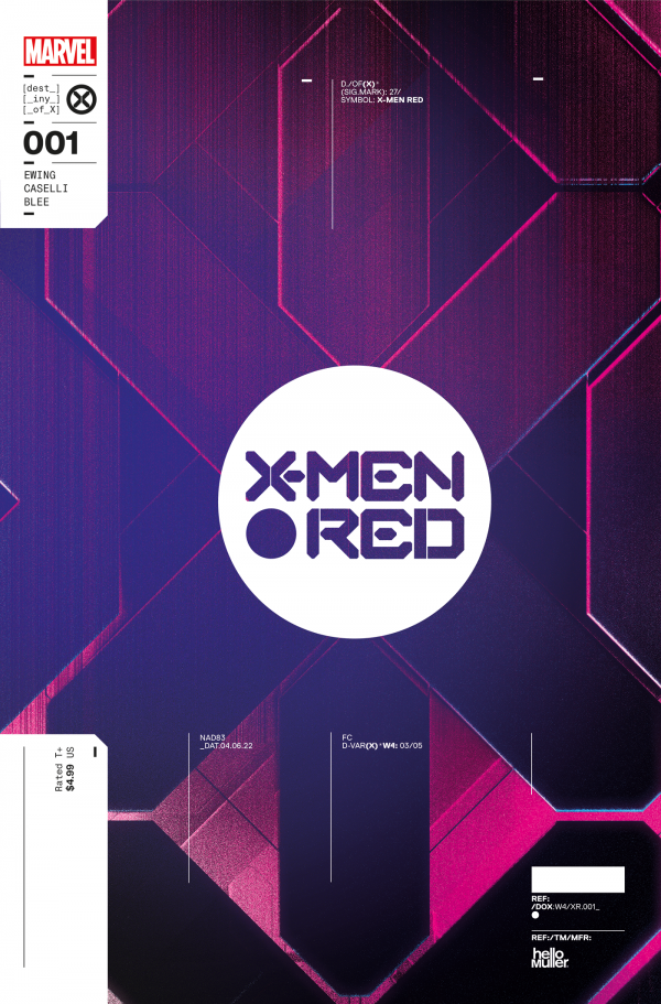 X-Men: Red #1 (2022) - 1:10 Muller Design Variant
