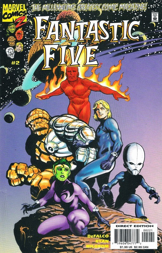 Fantastic Five #2 Mark Schultz Variant (1999)
