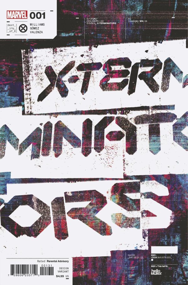 X-Terminators #1 (2022) - 1:10 Muller Design Variant