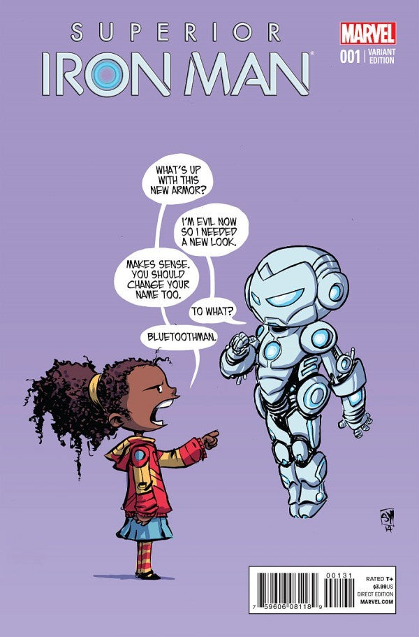 Superior Iron Man #1 (2014) - Skottie Young Variant