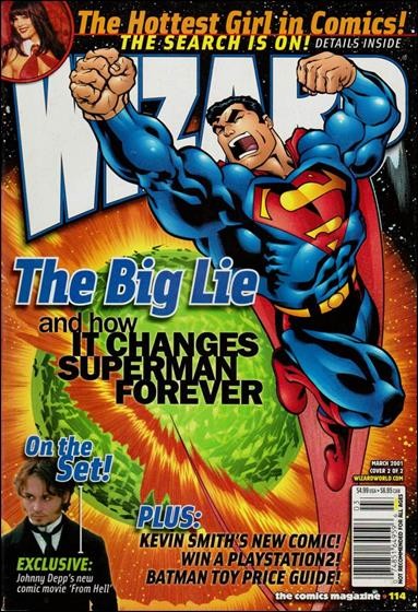 Wizard Magazine #114 (2001) - Ed McGuinness Variant - sealed