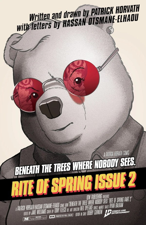 Beneath the Trees Where Nobody Sees: Rite of Spring #2 (2025) - Tony Fleecs Movie Homage Variant