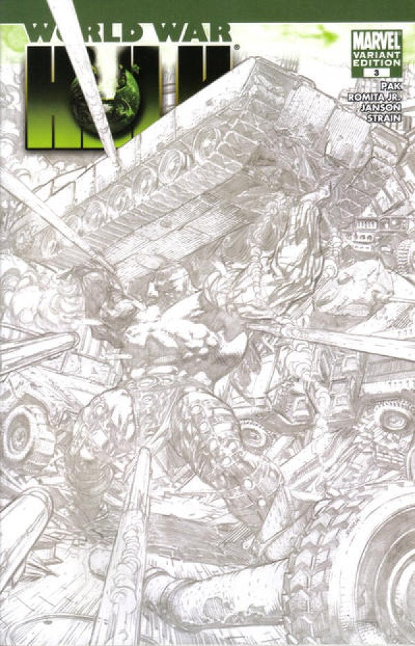 World War Hulk #3 (2007) - Sketch Variant (Near MInt)