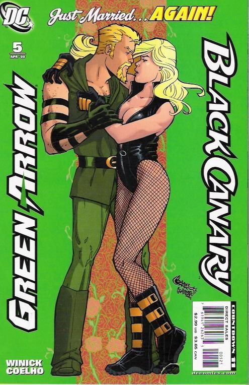 Green Arrow and Black Canary #5 1:10 Amanda Conner Variant (2008)