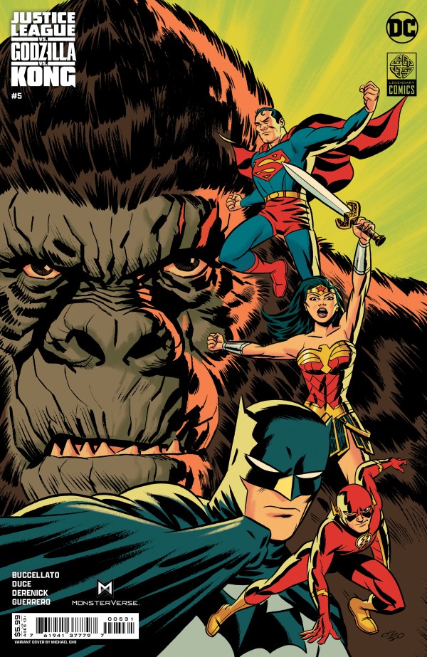 Justice League vs. Godzilla vs. Kong #5 (2024) - Cho Variant