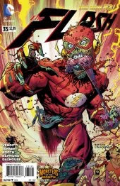 Flash #35 (2014) - Ottley Monsters of the Month Variant