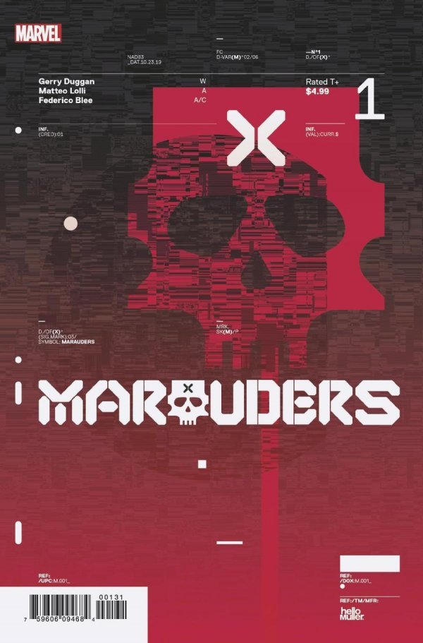 Marauders #1 (2019) - 1:10 Muller Design Variant