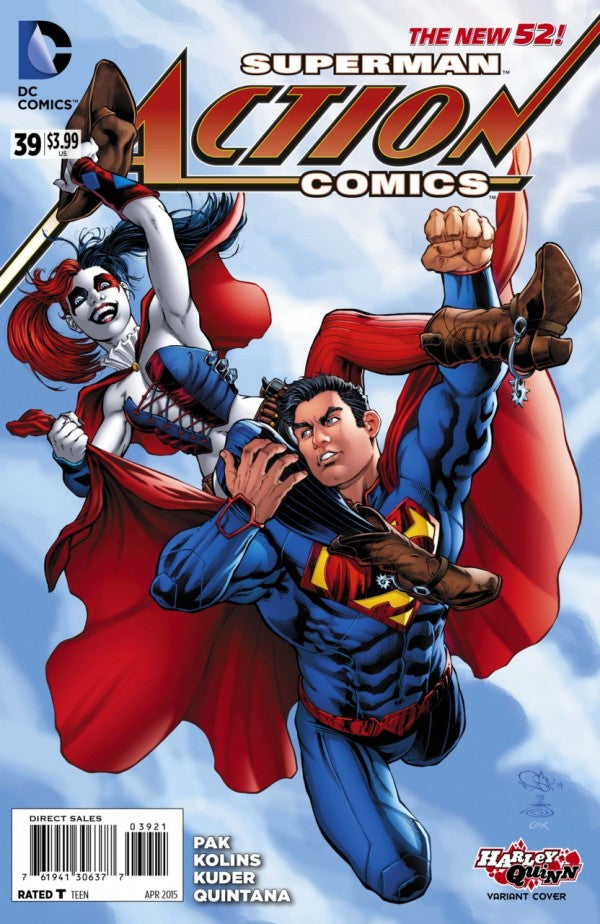 Action Comics #39 (2015) - Nicola Scott Harley Quinn Variant