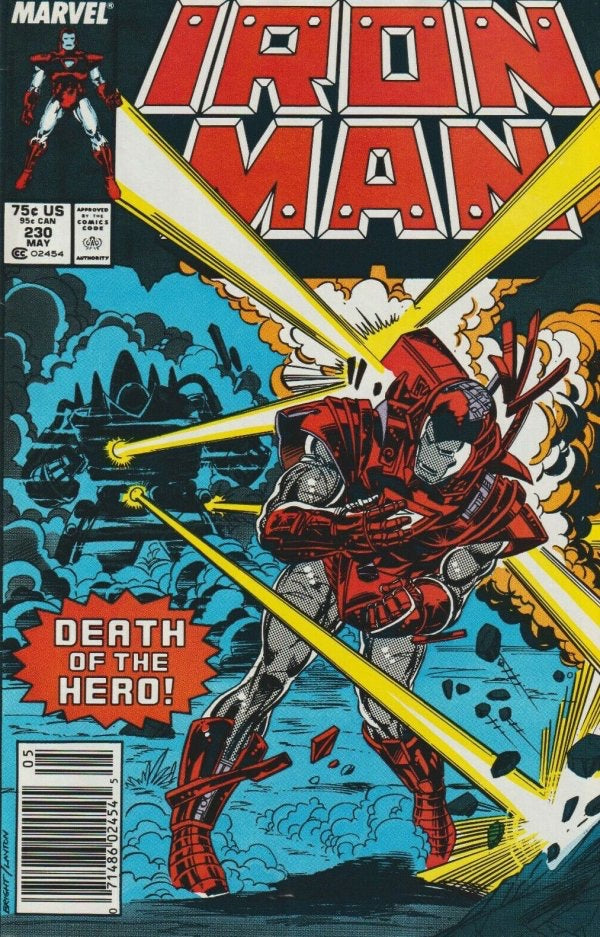Iron Man #230 (1988) - Newsstand Edition