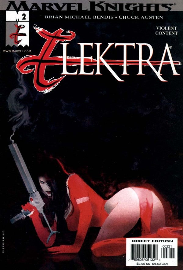 Elektra #2 Bill Sienkiewicz Variant (2001)