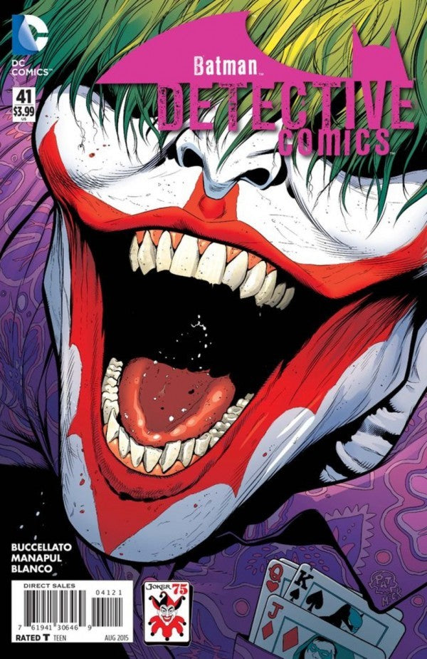 Detective Comics #41 (2015) - Patrick Gleason Joker 75th Anniversary Variant