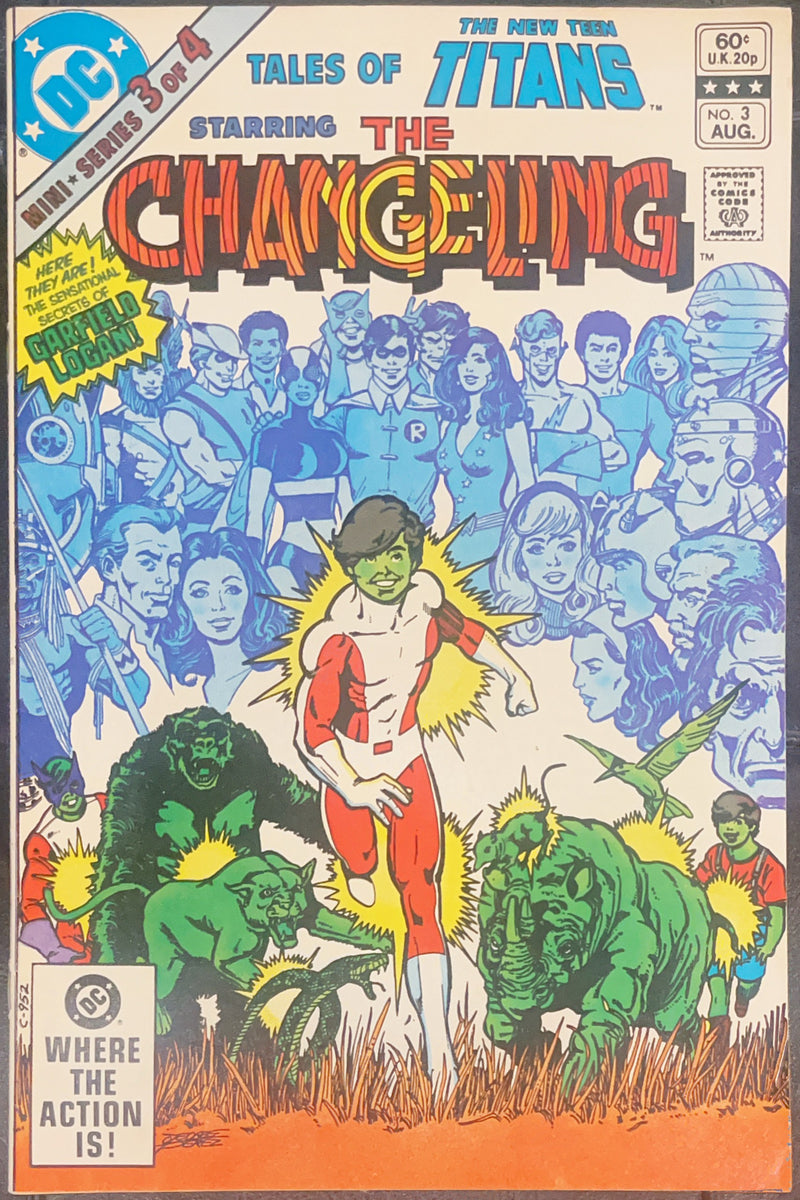 Tales of the New Teen Titans #3 Changling (1982) - (Mid-Grade)