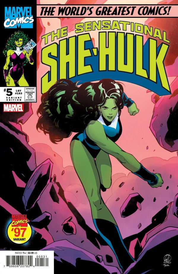 Sensational She-Hulk #5 (2024) - Matteo Lolli Marvel '97 Variant