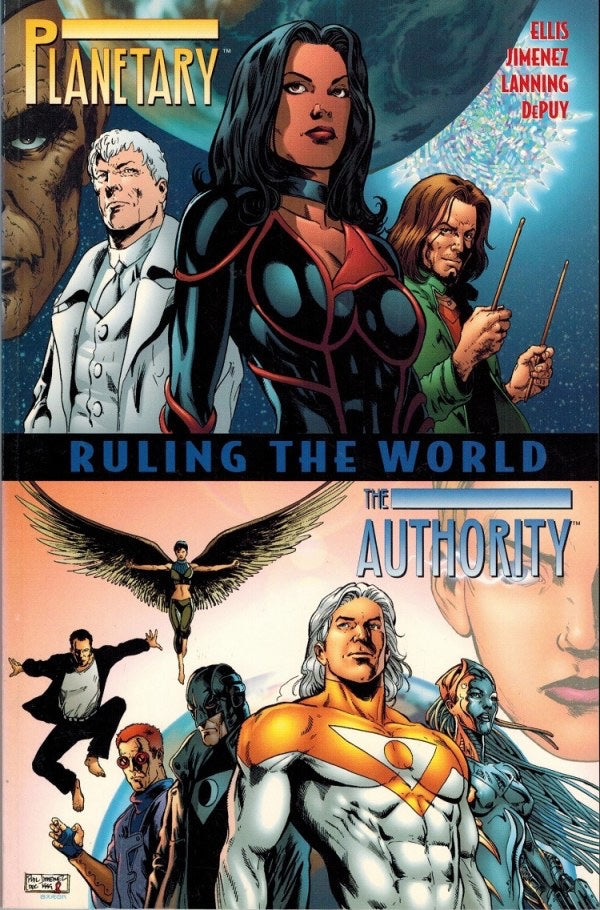 Planetary / The Authority: Ruling the World #1 (2000) - 2nd Printing