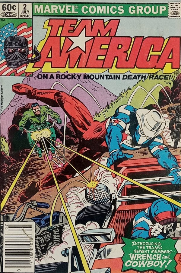 Team America #2 (1982) - Newsstand Edition
